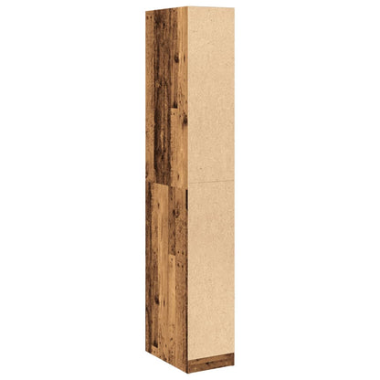 Wardrobe Old Wood 30x50x200 cm Engineered Wood