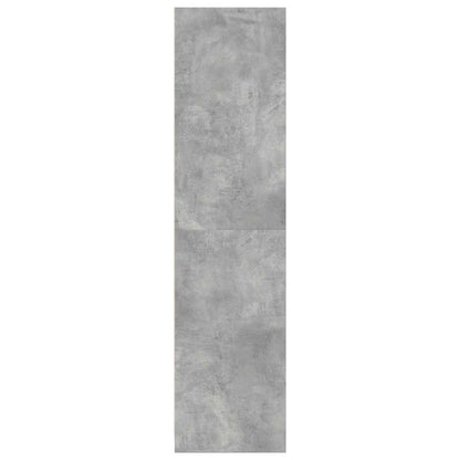 Wardrobe Concrete Grey 80x50x200 cm Engineered Wood
