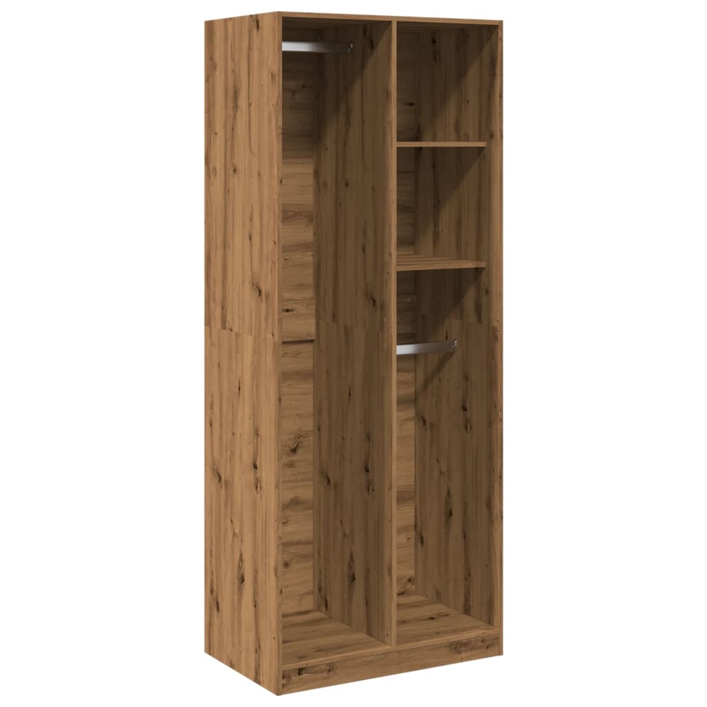 Wardrobe Artisian Oak 80x50x200 cm Engineered Wood