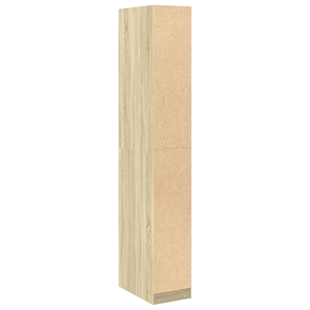 Wardrobe Sonoma Oak 30x50x200 cm Engineered Wood