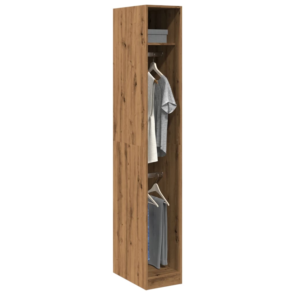 Wardrobe Artisian Oak 30x50x200 cm Engineered Wood