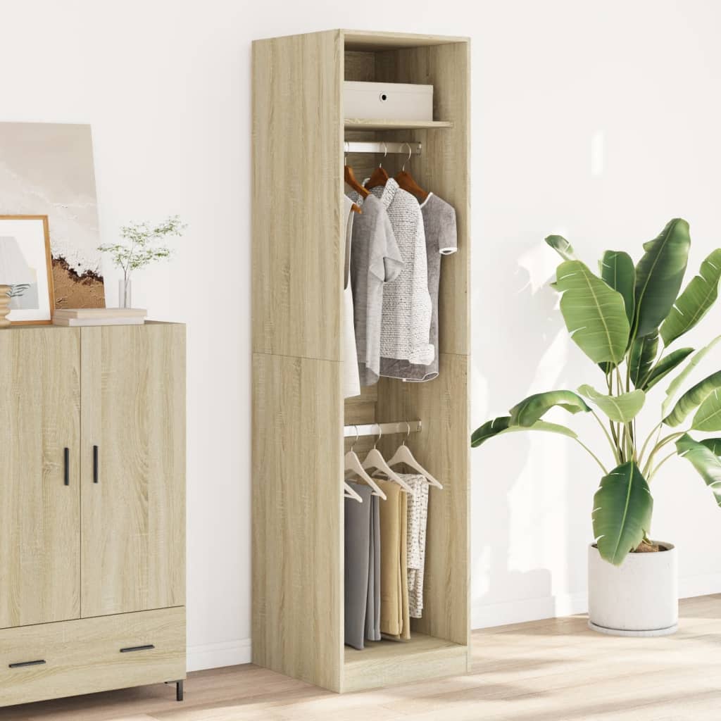 Wardrobe Sonoma Oak 50x50x200 cm Engineered Wood