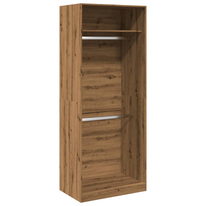 Wardrobe Artisian Oak 80x50x200 cm Engineered Wood