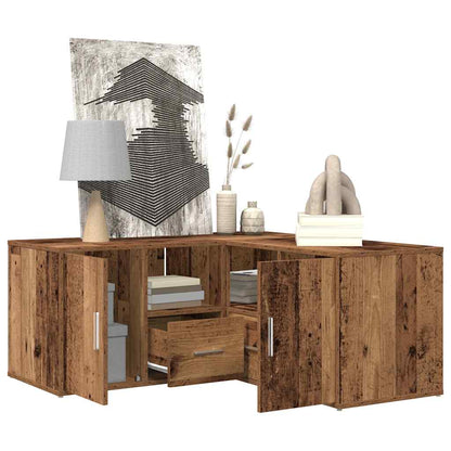 Corner Cabinet Old Wood 160x40x45 cm Engineered Wood