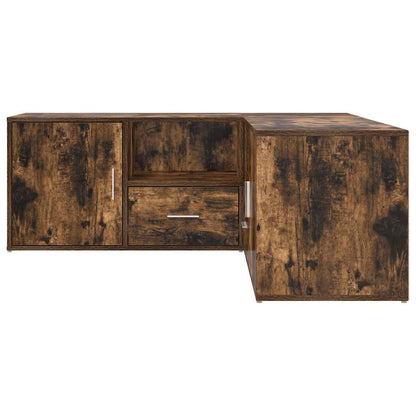 Corner Cabinet Smoked Oak 200x40x45 cm Engineered Wood