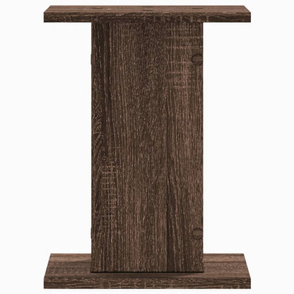 Plant Stands 2 pcs Brown Oak 30x30x40 cm Engineered Wood