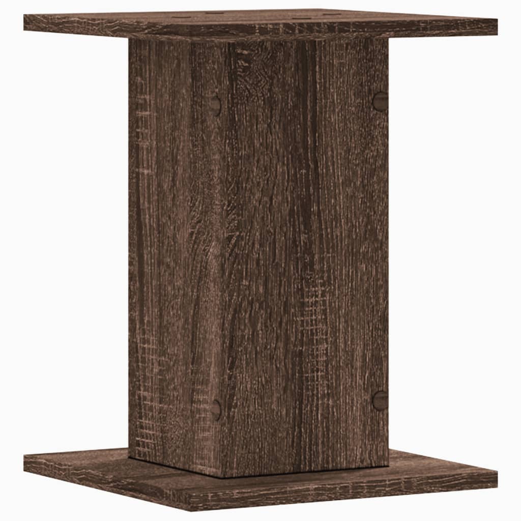 Plant Stands 2 pcs Brown Oak 30x30x40 cm Engineered Wood