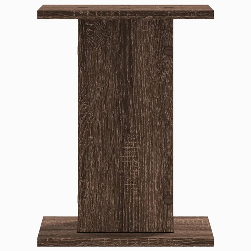 Plant Stands 2 pcs Brown Oak 30x30x40 cm Engineered Wood