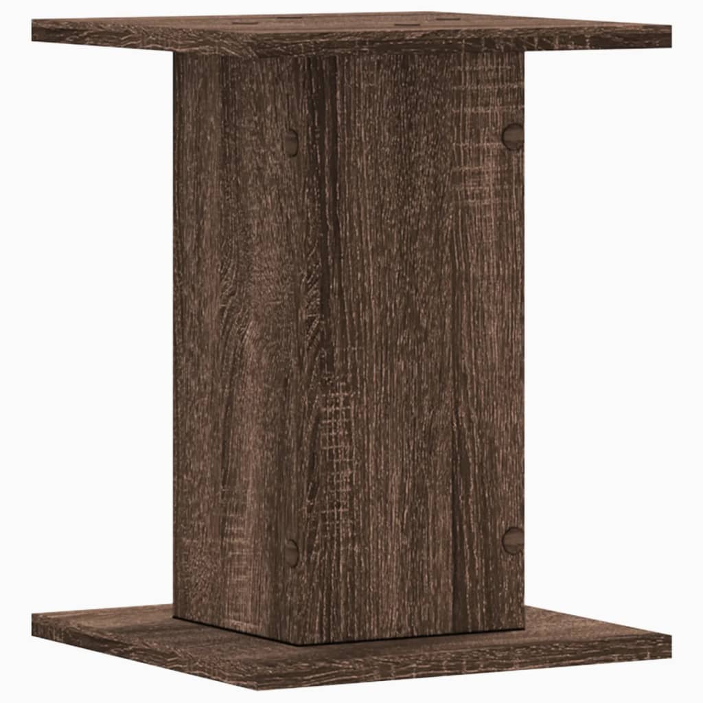 Plant Stands 2 pcs Brown Oak 30x30x40 cm Engineered Wood