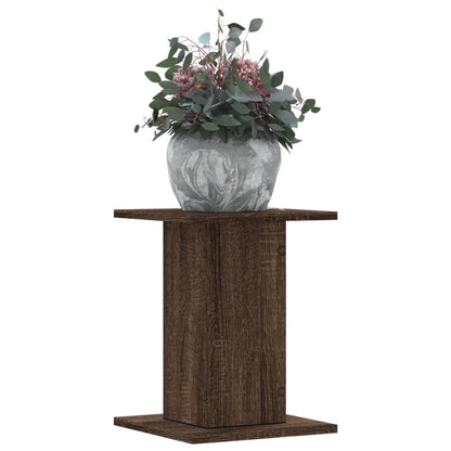 Plant Stands 2 pcs Brown Oak 30x30x40 cm Engineered Wood
