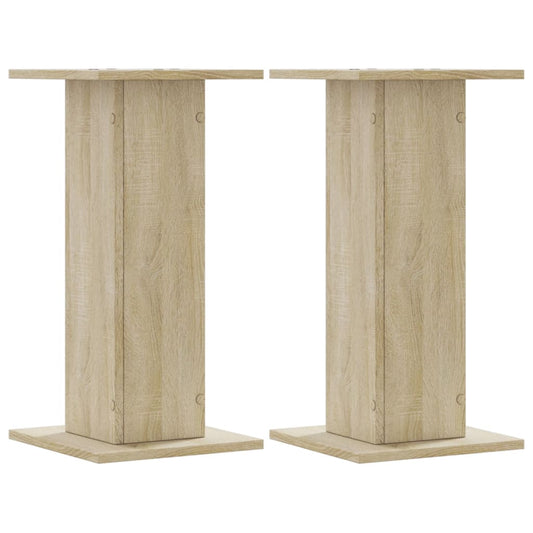 Plant Stands 2 pcs Sonoma Oak 30x30x60 cm Engineered Wood