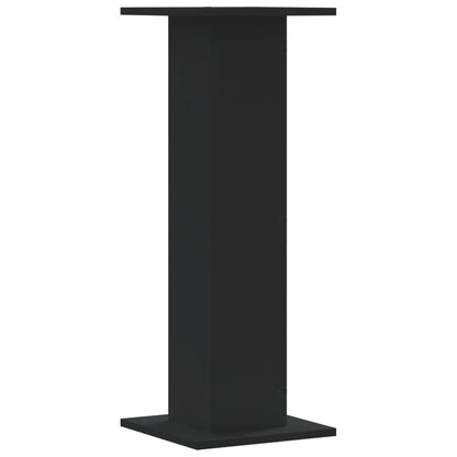Plant Stands 2 pcs Black 30x30x80 cm Engineered Wood