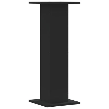 Plant Stands 2 pcs Black 30x30x80 cm Engineered Wood