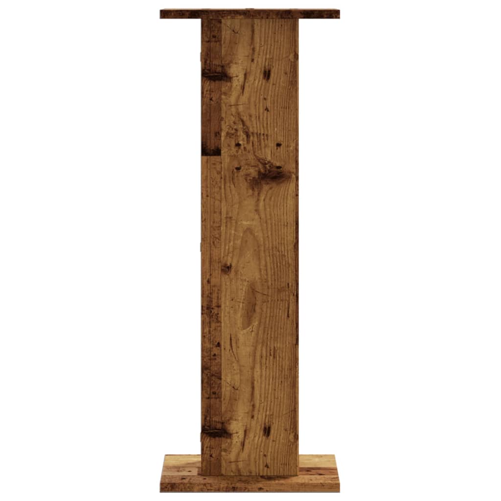 Plant Stands 2 pcs Old Wood 30x30x80 cm Engineered Wood