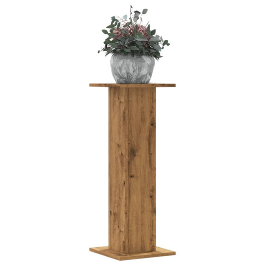 Plant Stands 2 pcs Artisian Oak 30x30x80 cm Engineered Wood