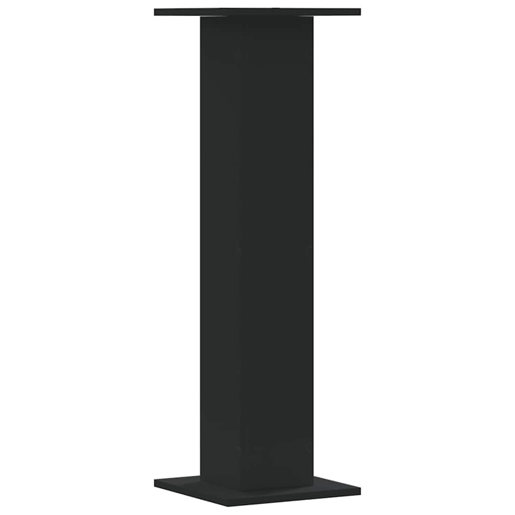 Plant Stands 2 pcs Black 30x30x95 cm Engineered Wood