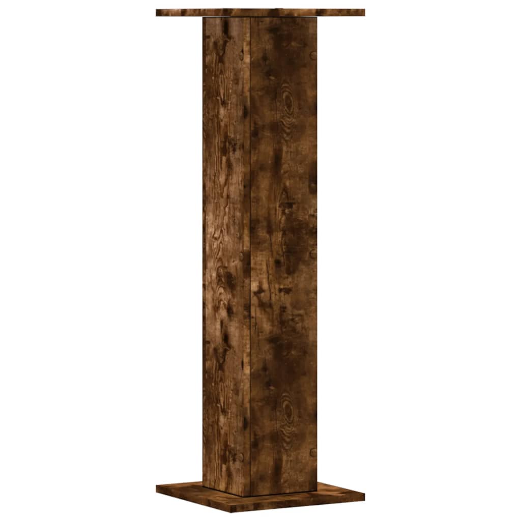 Plant Stands 2 pcs Smoked Oak 30x30x95 cm Engineered Wood