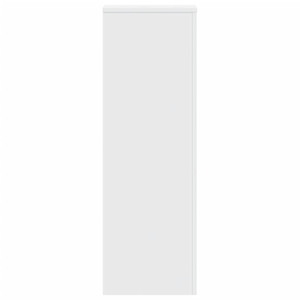 Plant Stands 2 pcs White 33x33x100 cm Engineered Wood