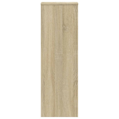 Plant Stands 2 pcs Sonoma Oak 33x33x100 cm Engineered Wood