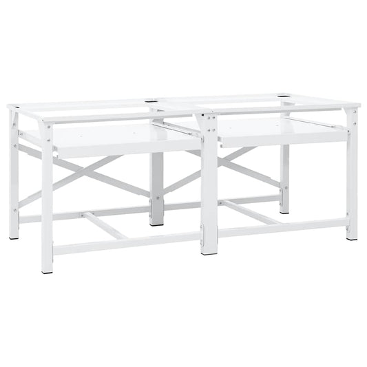 Washing Machine Pedestal White Steel