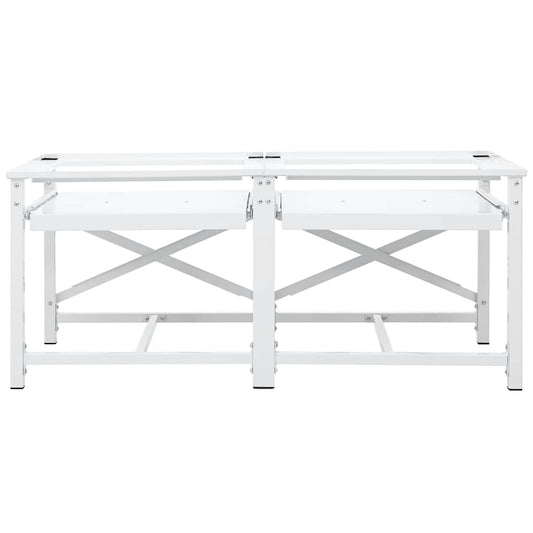 Washing Machine Pedestal White Steel