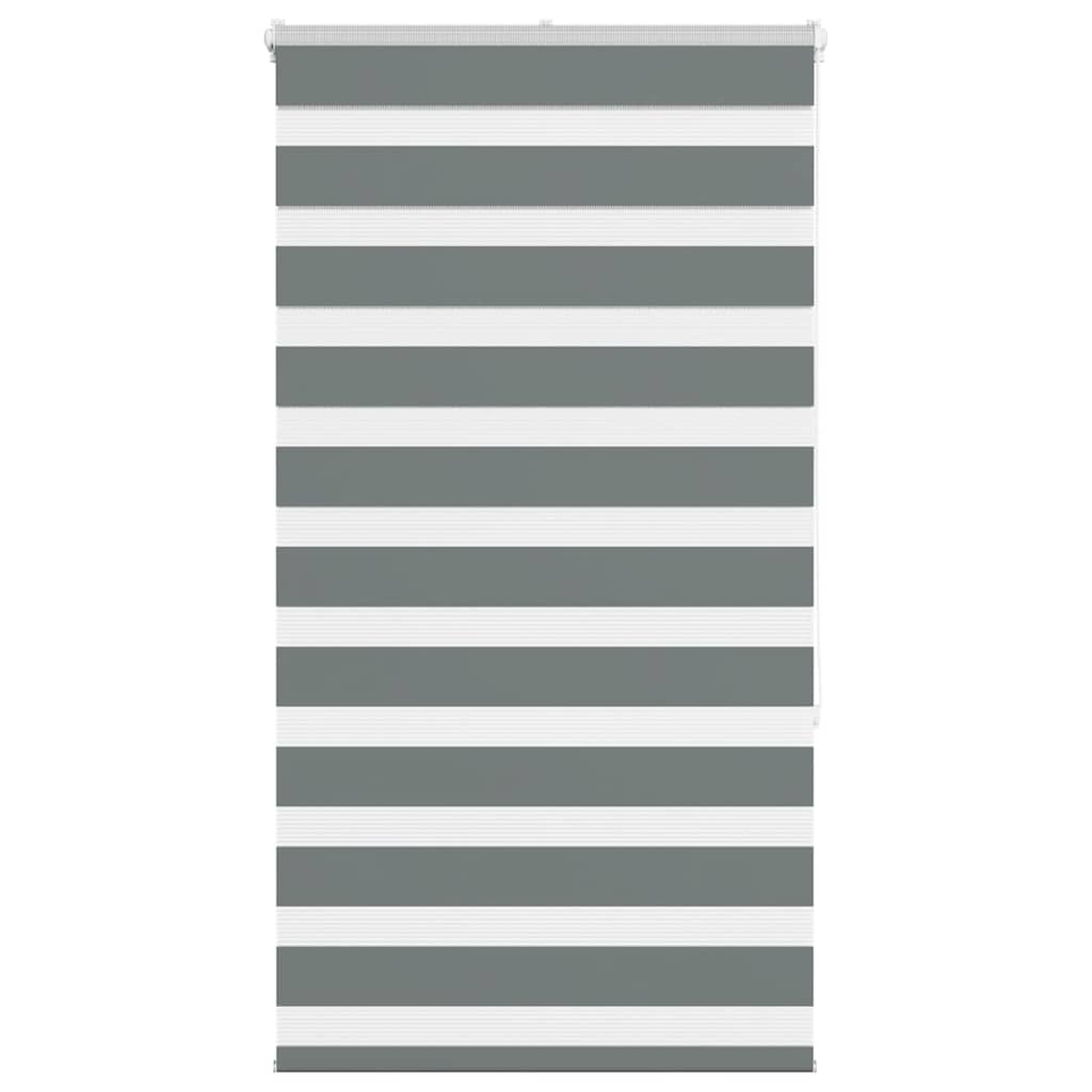 Zebra Blind Dark Grey 70x150 cm Fabric Width 65.9 cm Polyester