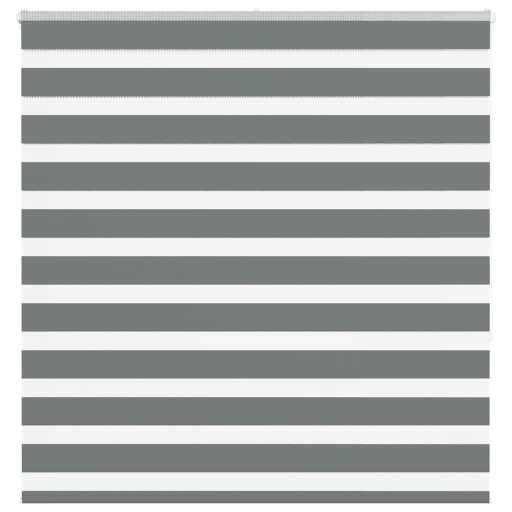 Zebra Blind Dark Grey 140x150 cm Fabric Width 135.9 cm Polyester