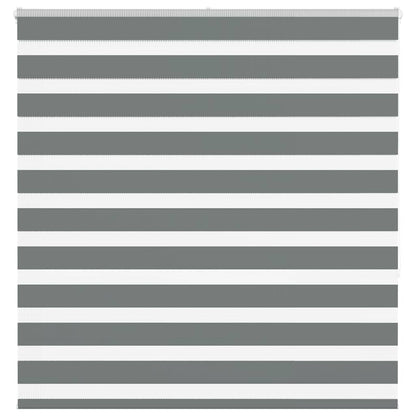 Zebra Blind Dark Grey 145x150 cm Fabric Width 140.9 cm Polyester