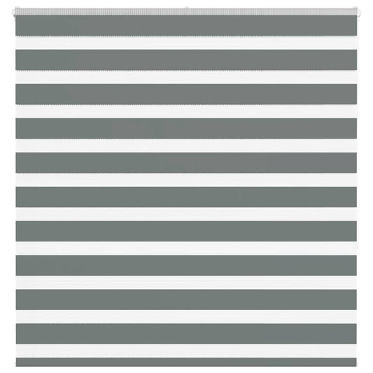 Zebra Blind Dark Grey 145x150 cm Fabric Width 140.9 cm Polyester