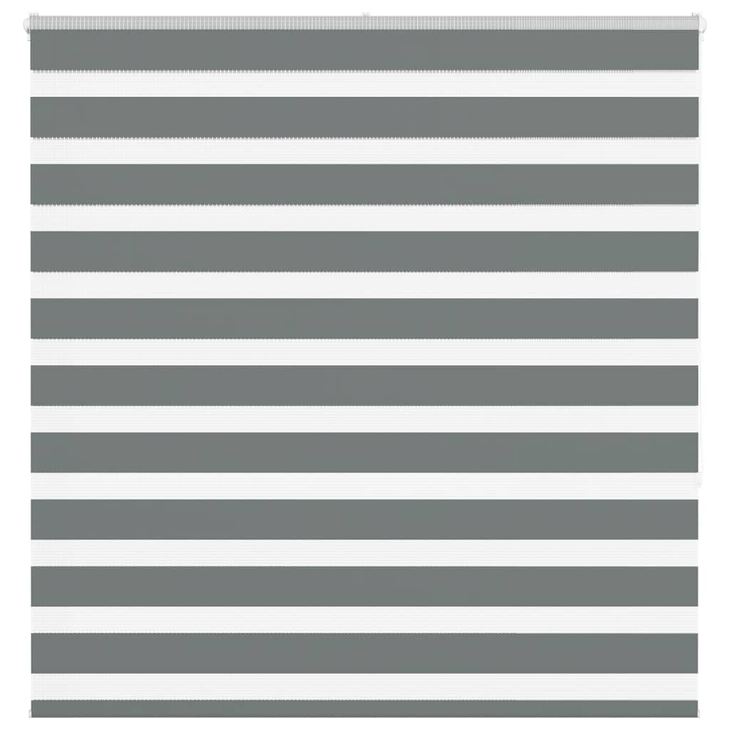 Zebra Blind Dark Grey 150x150 cm Fabric Width 145.9 cm Polyester