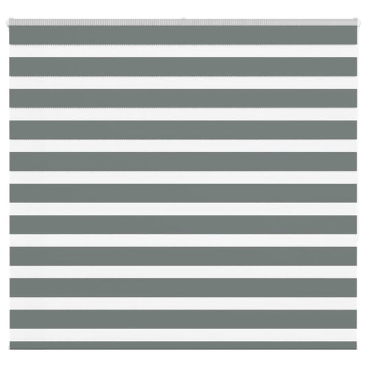 Zebra Blind Dark Grey 155x150 cm Fabric Width 150.9 cm Polyester