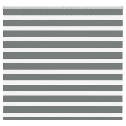Zebra Blind Dark Grey 160x150 cm Fabric Width 155.9 cm Polyester