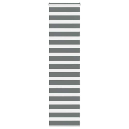 Zebra Blind Dark Grey 55x230 cm Fabric Width 50.9 cm Polyester
