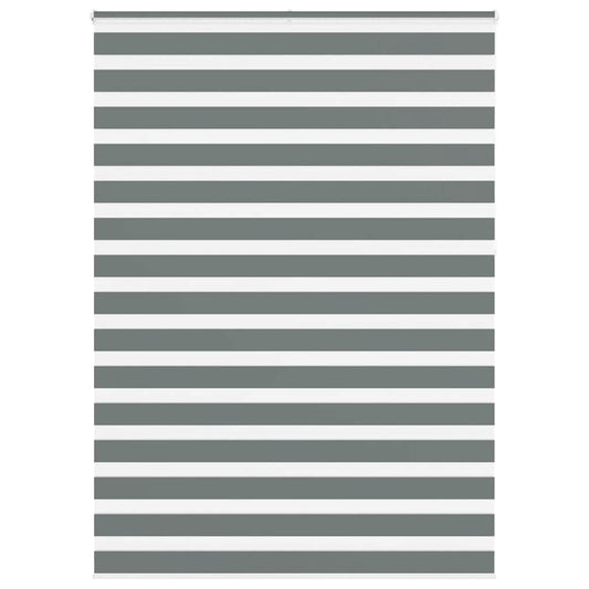 Zebra Blind Dark Grey 155x230cm Fabric Width 150.9 cm Polyester