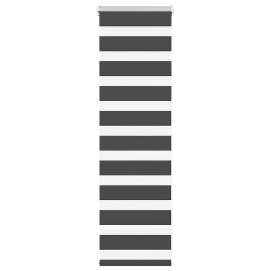Zebra Blind Black 50x100 cm Fabric Width 45.9 cm Polyester