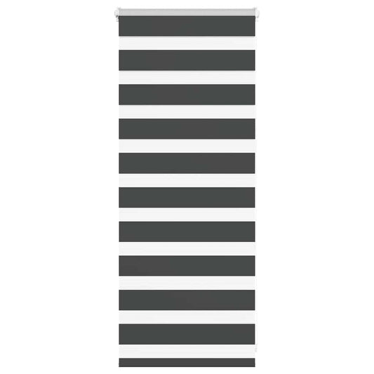 Zebra Blind Black 60x100 cm Fabric Width 55.9 cm Polyester