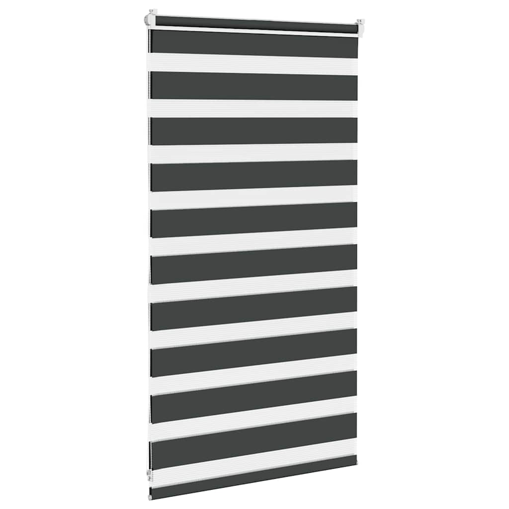 Zebra Blind Black 70x100 cm Fabric Width 65.9 cm Polyester