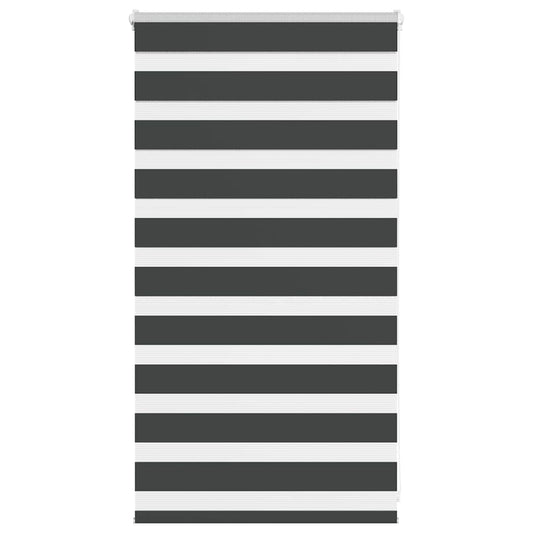 Zebra Blind Black 80x100 cm Fabric Width 75.9 cm Polyester