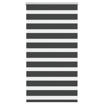 Zebra Blind Black 90x100 cm Fabric Width 85.9 cm Polyester