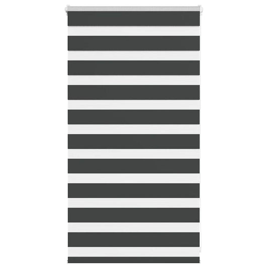 Zebra Blind Black 90x100 cm Fabric Width 85.9 cm Polyester