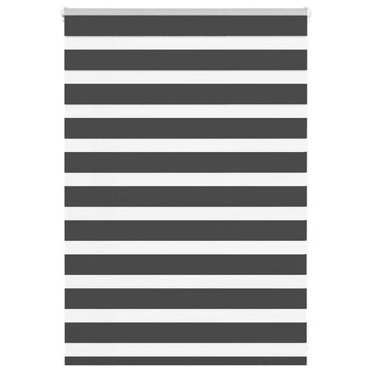Zebra Blind Black 110x100 cm Fabric Width 105.9 cm Polyester