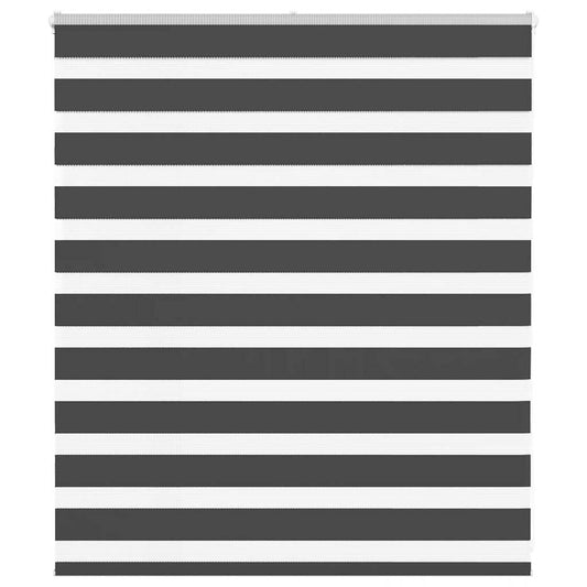 Zebra Blind Black 135x100 cm Fabric Width 130.9 cm Polyester