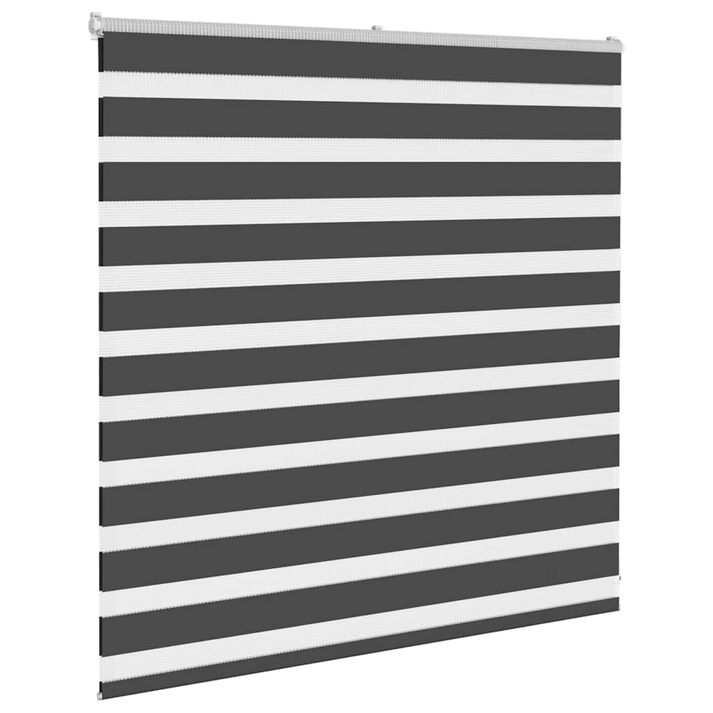 Zebra Blind Black 140x100 cm Fabric Width 135.9 cm Polyester