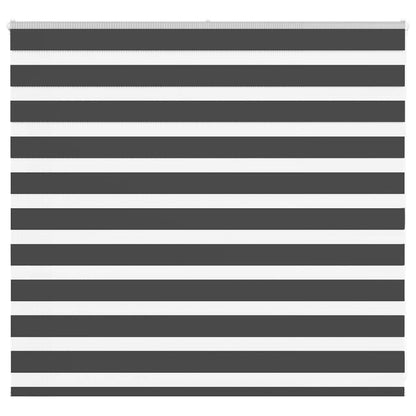 Zebra Blind Black 165x100 cm Fabric Width 160.9 cm Polyester