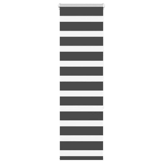 Zebra Blind Black 40x150 cm Fabric Width 35.9 cm Polyester