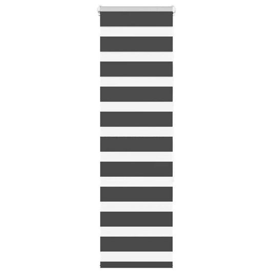 Zebra Blind Black 45x150 cm Fabric Width 40.9 cm Polyester