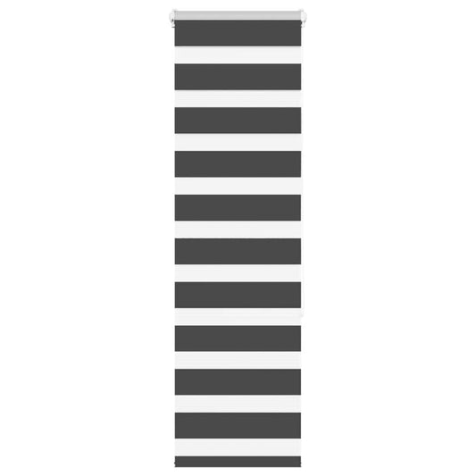 Zebra Blind Black 50x150 cm Fabric Width 45.9 cm Polyester
