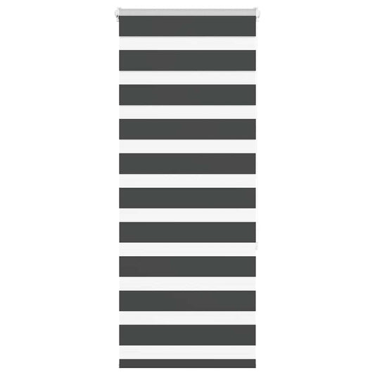 Zebra Blind Black 60x150 cm Fabric Width 55.9 cm Polyester