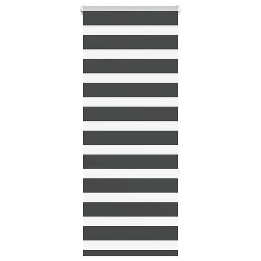 Zebra Blind Black 65x150 cm Fabric Width 60.9 cm Polyester
