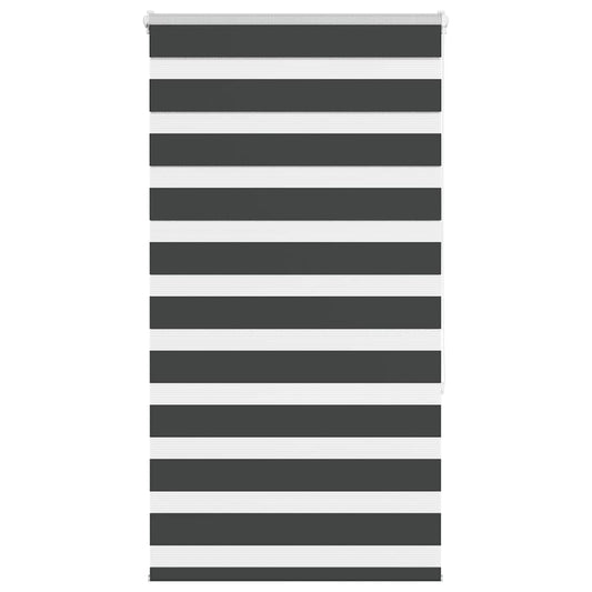 Zebra Blind Black 85x150 cm Fabric Width 80.9 cm Polyester